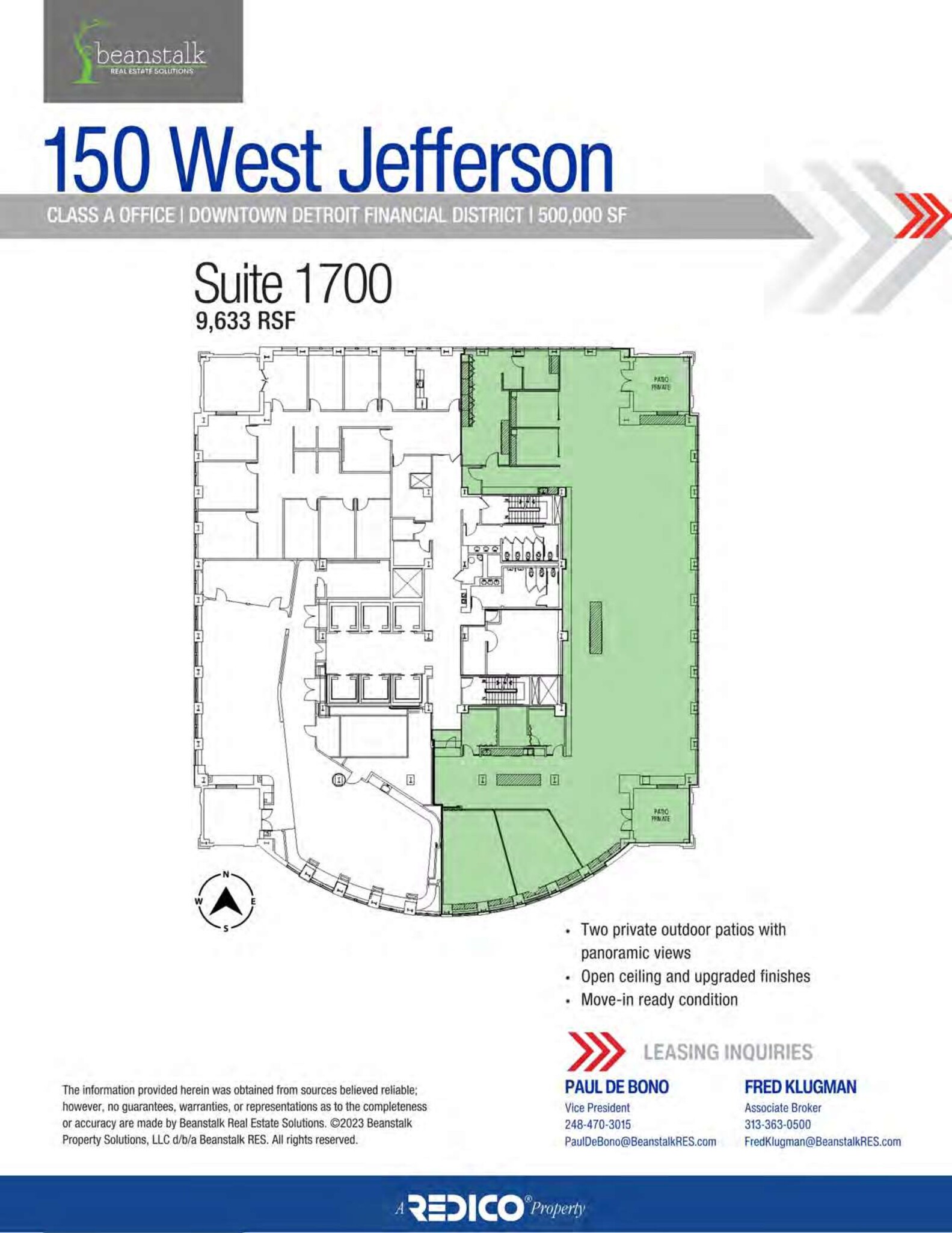 150 W Jefferson Ave, Detroit, MI à louer Plan de site– Image 1 sur 1