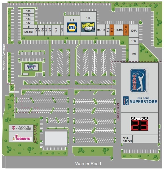2041-2091 N Arizona Ave, Chandler, AZ à louer Plan de site– Image 1 sur 2
