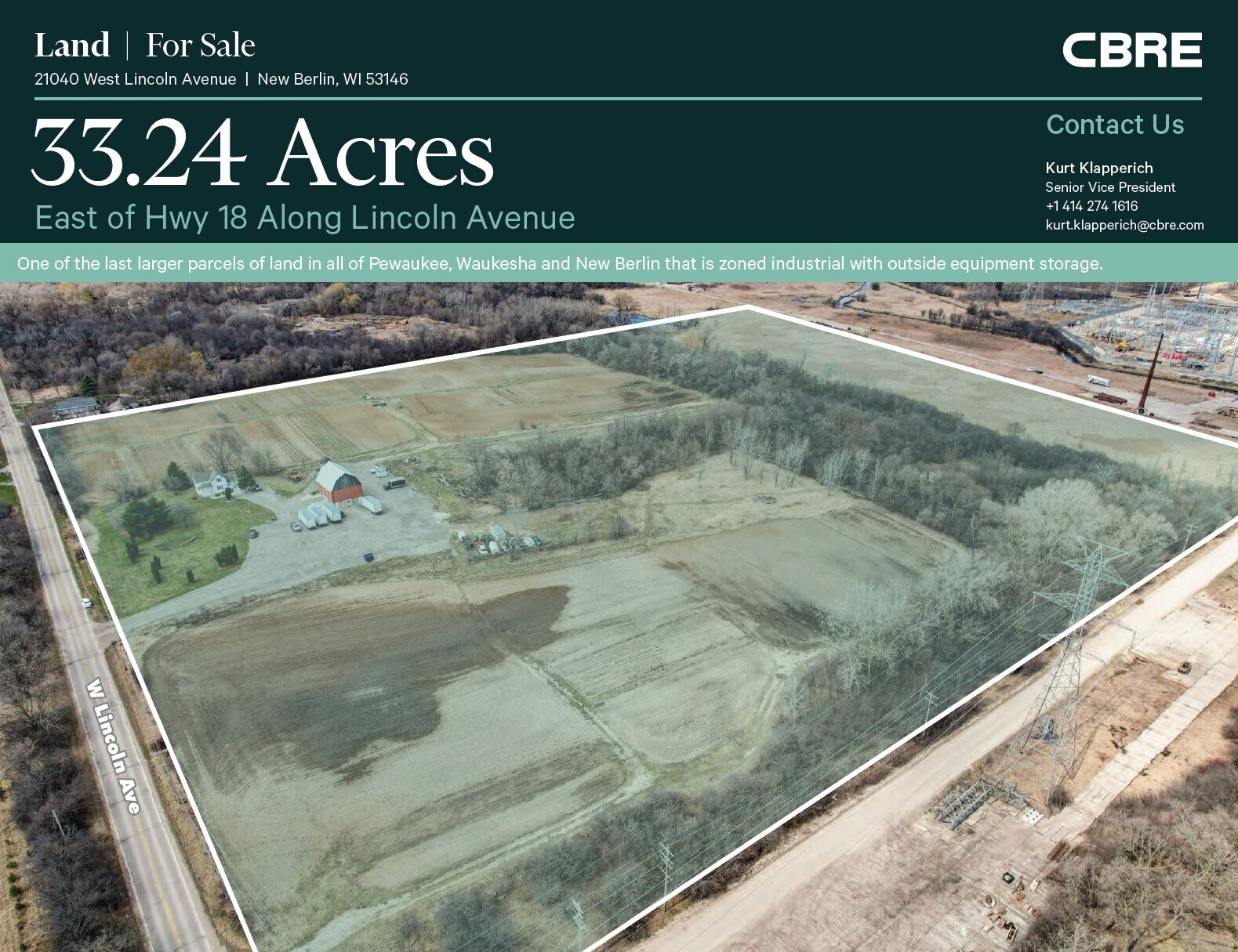 21040 W Lincoln Ave, New Berlin, WI à vendre Photo de l’immeuble– Image 1 sur 6