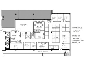 2 Enterprise Dr, Shelton, CT à louer Plan d’étage– Image 1 sur 1