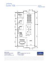 3150 N Arizona Ave, Chandler, AZ à louer Plan d’étage– Image 2 sur 2
