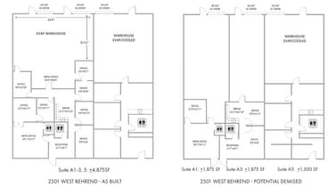 2401 W Behrend Dr, Phoenix, AZ à louer Plan d’étage– Image 1 sur 1