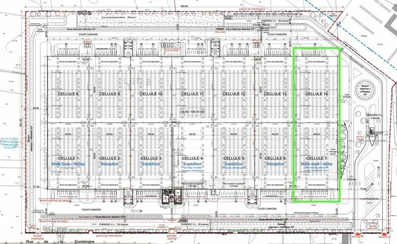 Industriel/Logistique dans Valence à louer - Plan de site – Image 2 sur 3
