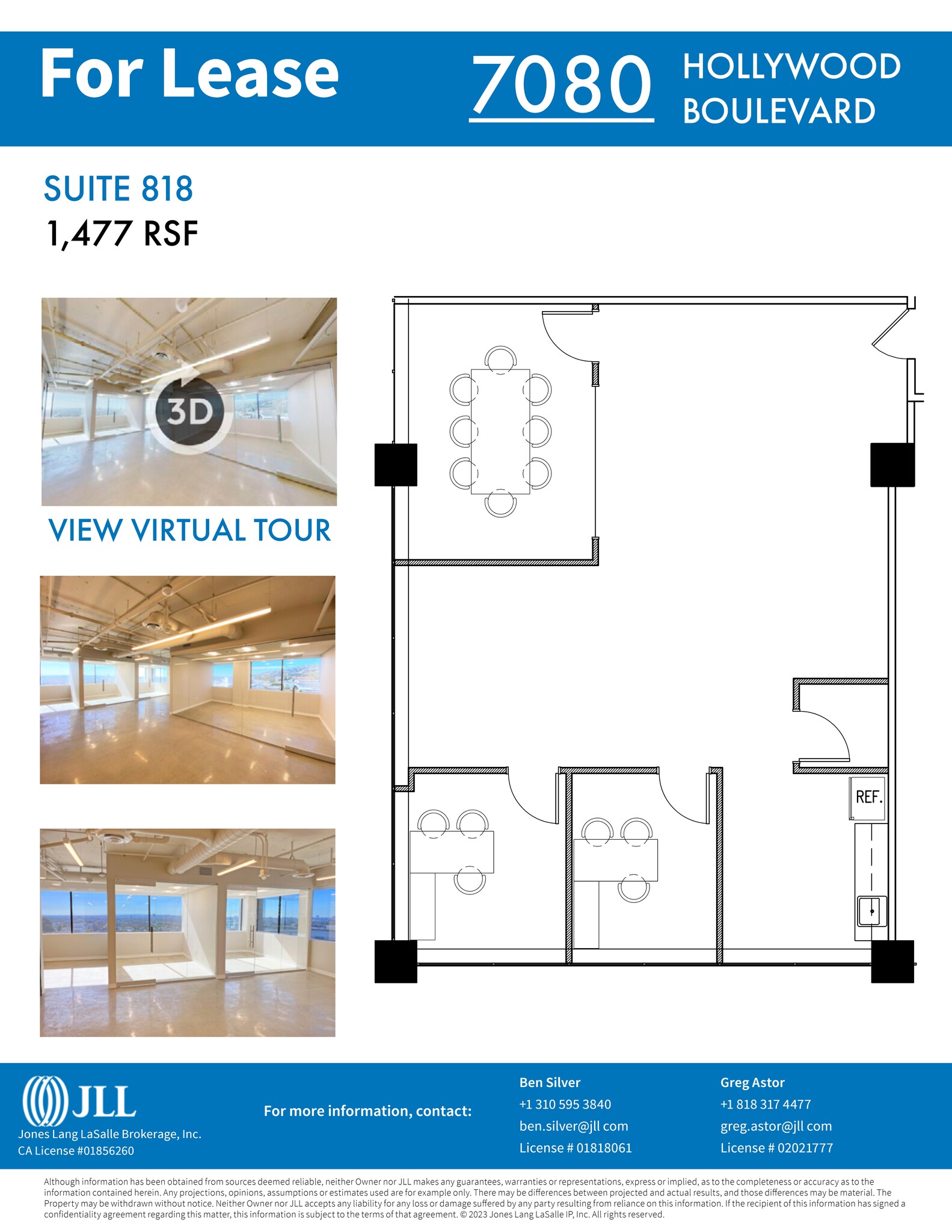 7080 Hollywood Blvd, Los Angeles, CA à louer Plan de site– Image 1 sur 1
