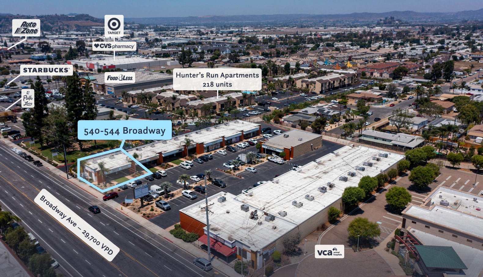 540-598 Broadway, El Cajon, CA à louer Photo principale– Image 1 sur 6