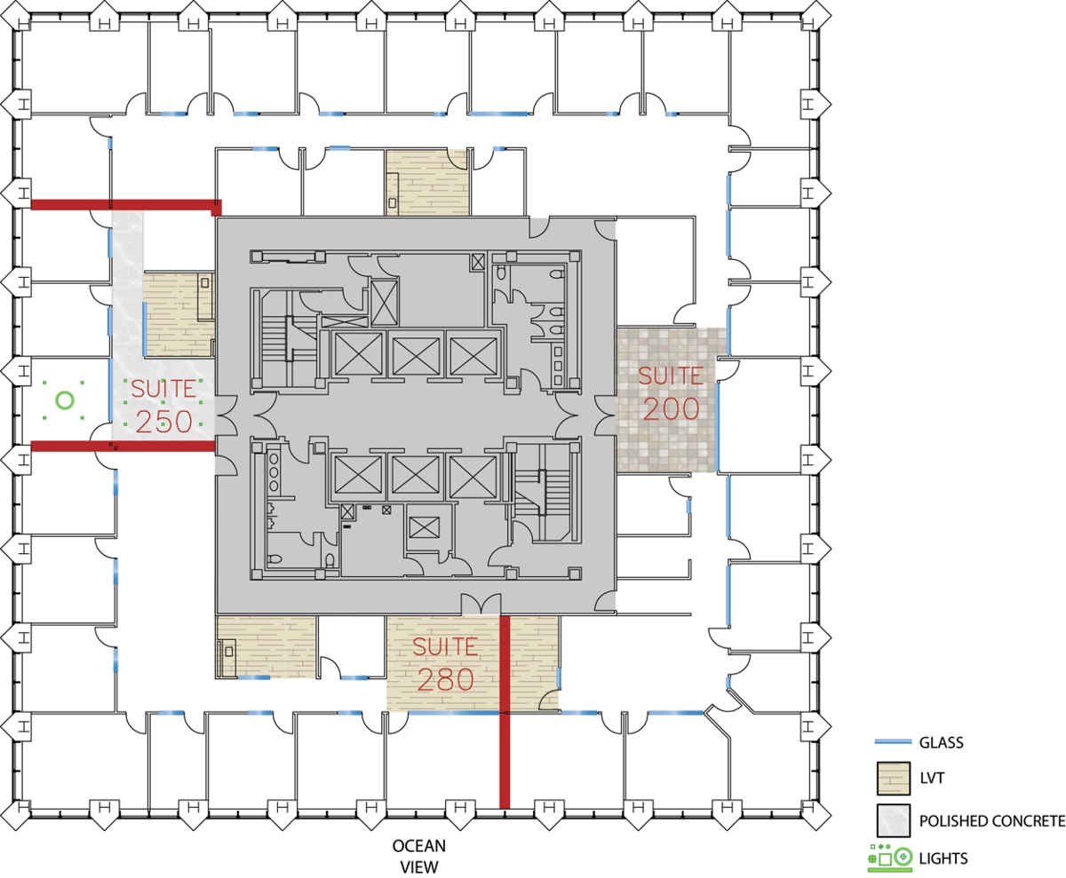 620 Newport Center Dr, Newport Beach, CA à louer Plan d’étage– Image 1 sur 1