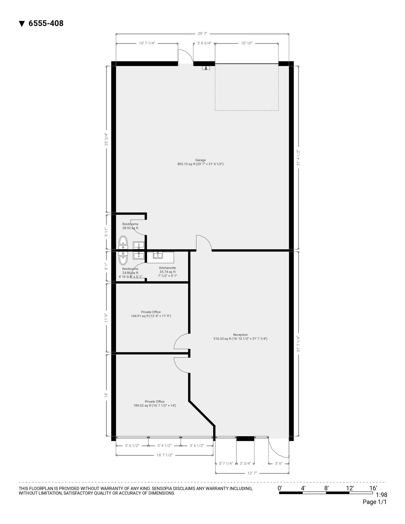 6555 Powerline Rd, Fort Lauderdale, FL à louer Plan d’étage– Image 1 sur 1