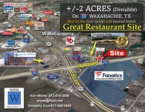 SEC I-35E & Alliance Blvd blvd, Waxahachie, TX - Vue aérienne vue de carte - Image1