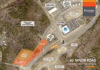 Plus de détails pour 45 Taylor Rd, Chapel Hill, NC - Terrain à louer