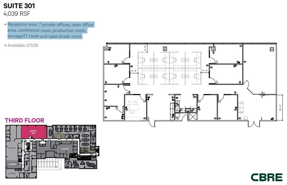 5901 Priestly Dr, Carlsbad, CA à louer Plan d’étage– Image 1 sur 1