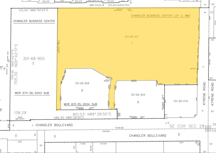6150 W Chandler Blvd, Chandler, AZ à louer - Plan cadastral – Image 2 sur 15