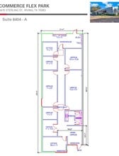 8422-8428 Sterling St, Irving, TX à louer Plan d’étage– Image 1 sur 1
