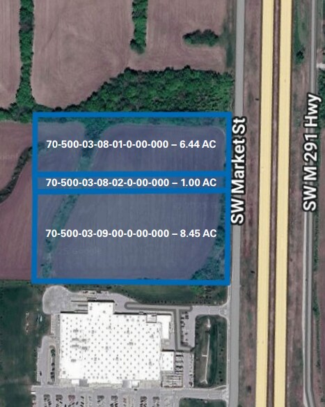 291 Hwy and 150 Hwy, Lees Summit, MO à vendre - Aérien – Image 2 sur 2