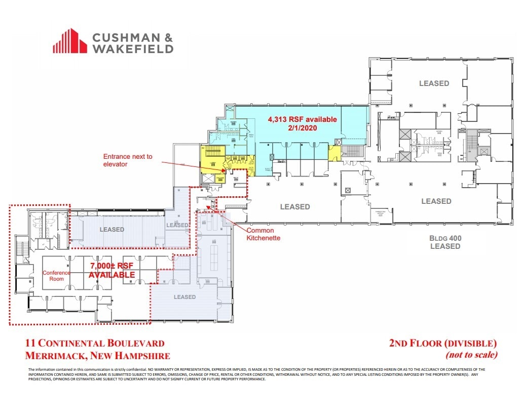 11 Continental Blvd, Merrimack, NH à louer Plan d’étage– Image 1 sur 1