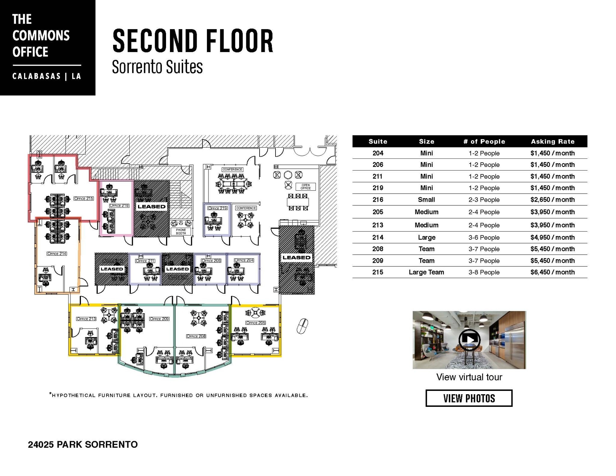 24025 Park Sorrento, Calabasas, CA à louer Plan d’étage– Image 1 sur 1