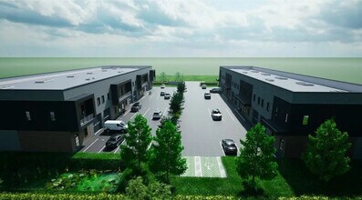 Rue De L'industrie, Longperrier, SEM - Vue aérienne vue de carte