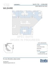11766 Wilshire Blvd, Los Angeles, CA à louer Plan d’étage– Image 2 sur 2