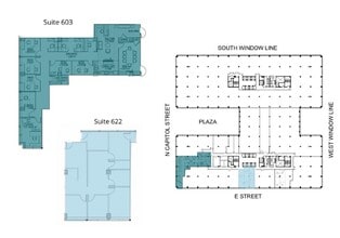400-444 N Capitol St NW, Washington, DC à louer Plan d’étage– Image 2 sur 2