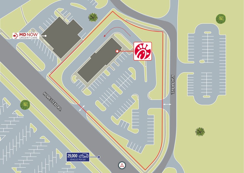 1110 Homestead Rd N, Lehigh Acres, FL à vendre - Plan de site – Image 3 sur 3