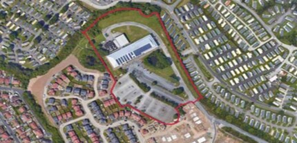 Mythop Rd, Blackpool, LAN - VUE AÉRIENNE vue de carte