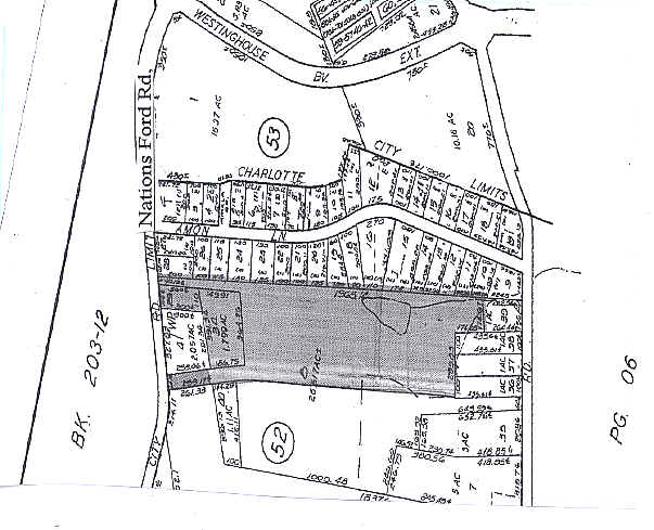 3401 Woodpark Blvd, Charlotte, NC à louer - Plan cadastral – Image 2 sur 7