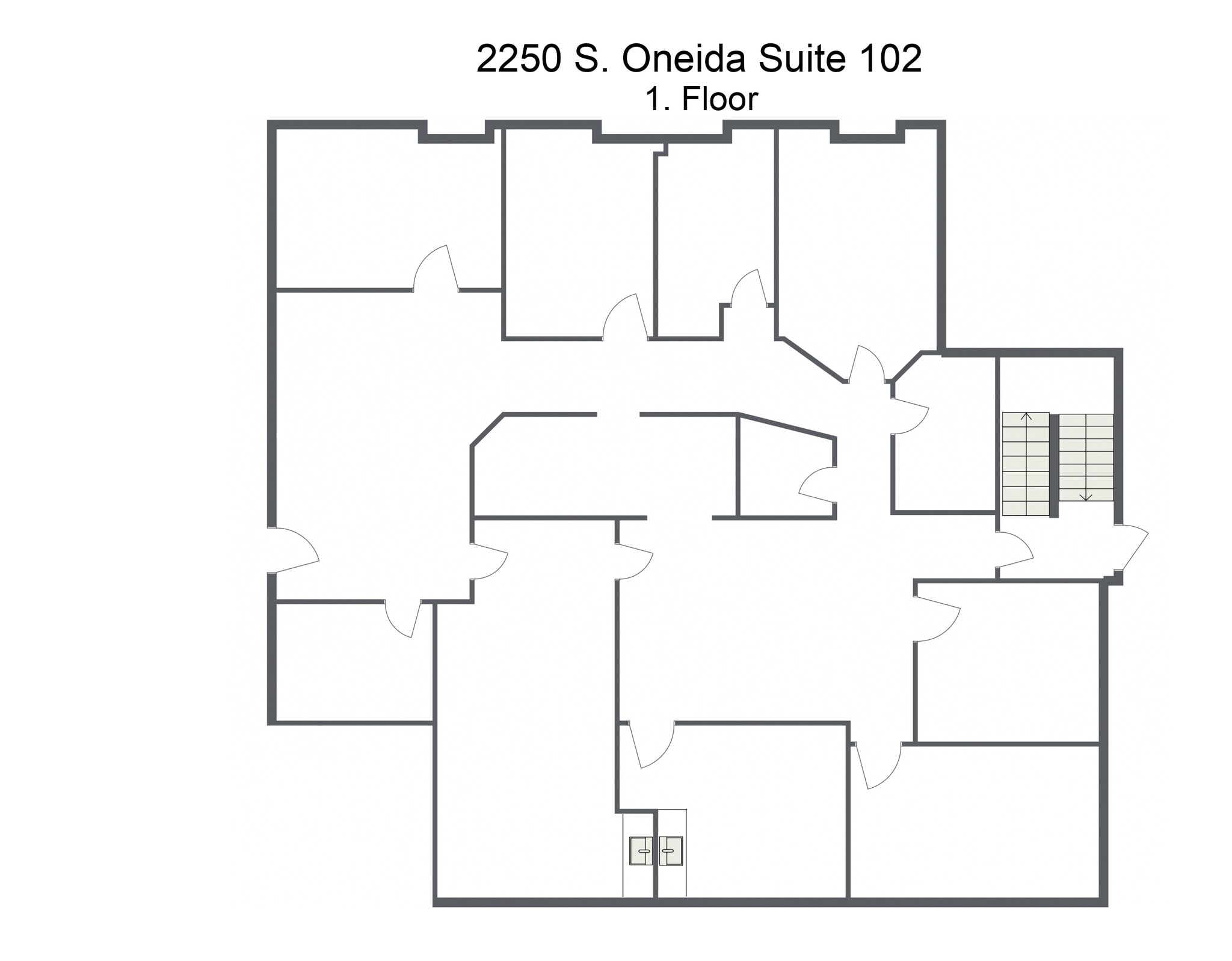 2250 S Oneida St, Denver, CO à louer Plan d’étage– Image 1 sur 1