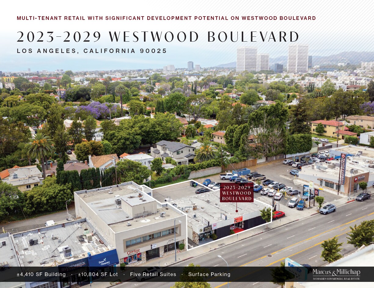 2023-2029 Westwood Blvd, Los Angeles, CA à vendre Photo de l’immeuble– Image 1 sur 12