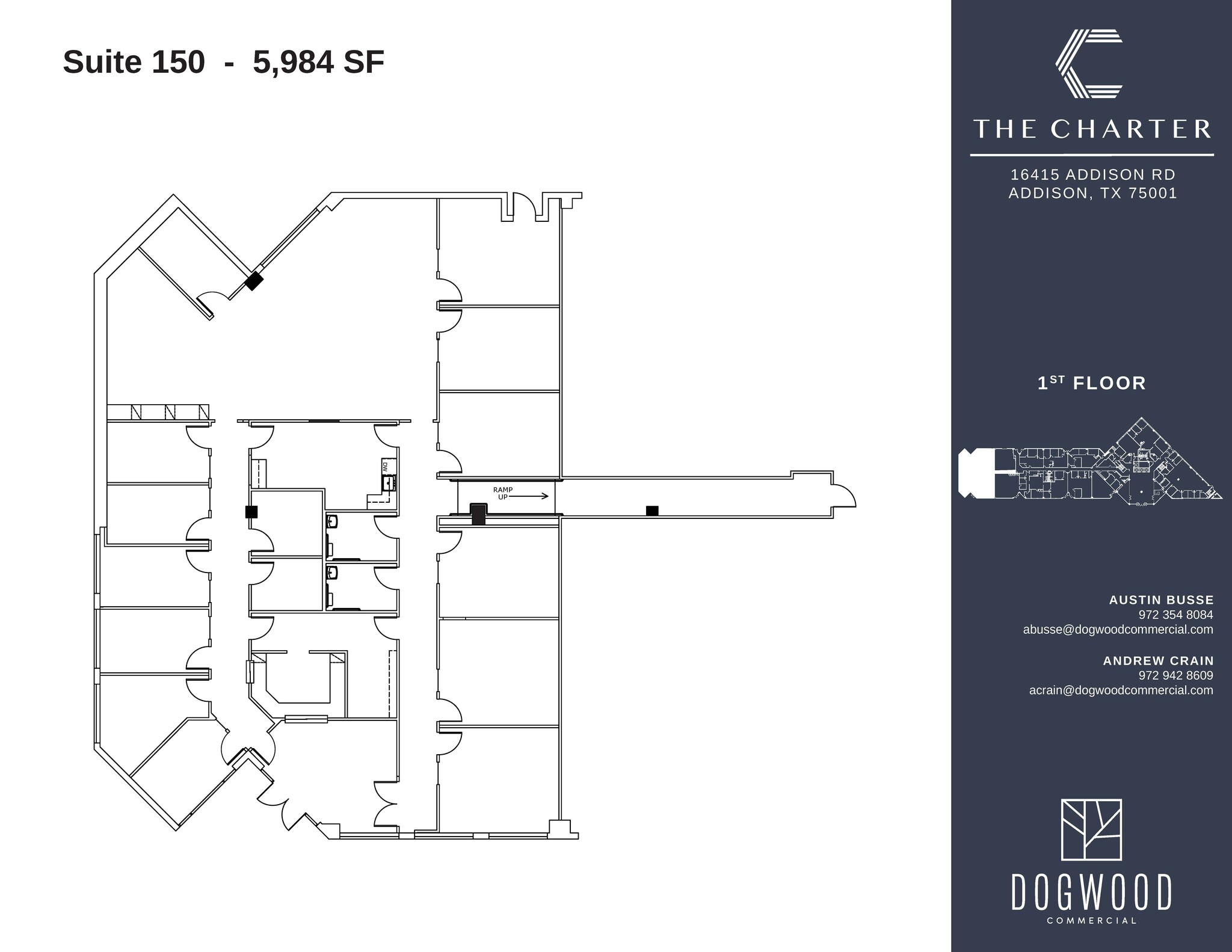 16415 Addison Rd, Addison, TX à louer Plan d’étage– Image 1 sur 1
