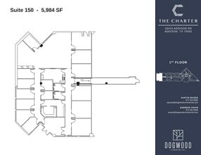 16415 Addison Rd, Addison, TX à louer Plan d’étage– Image 1 sur 1