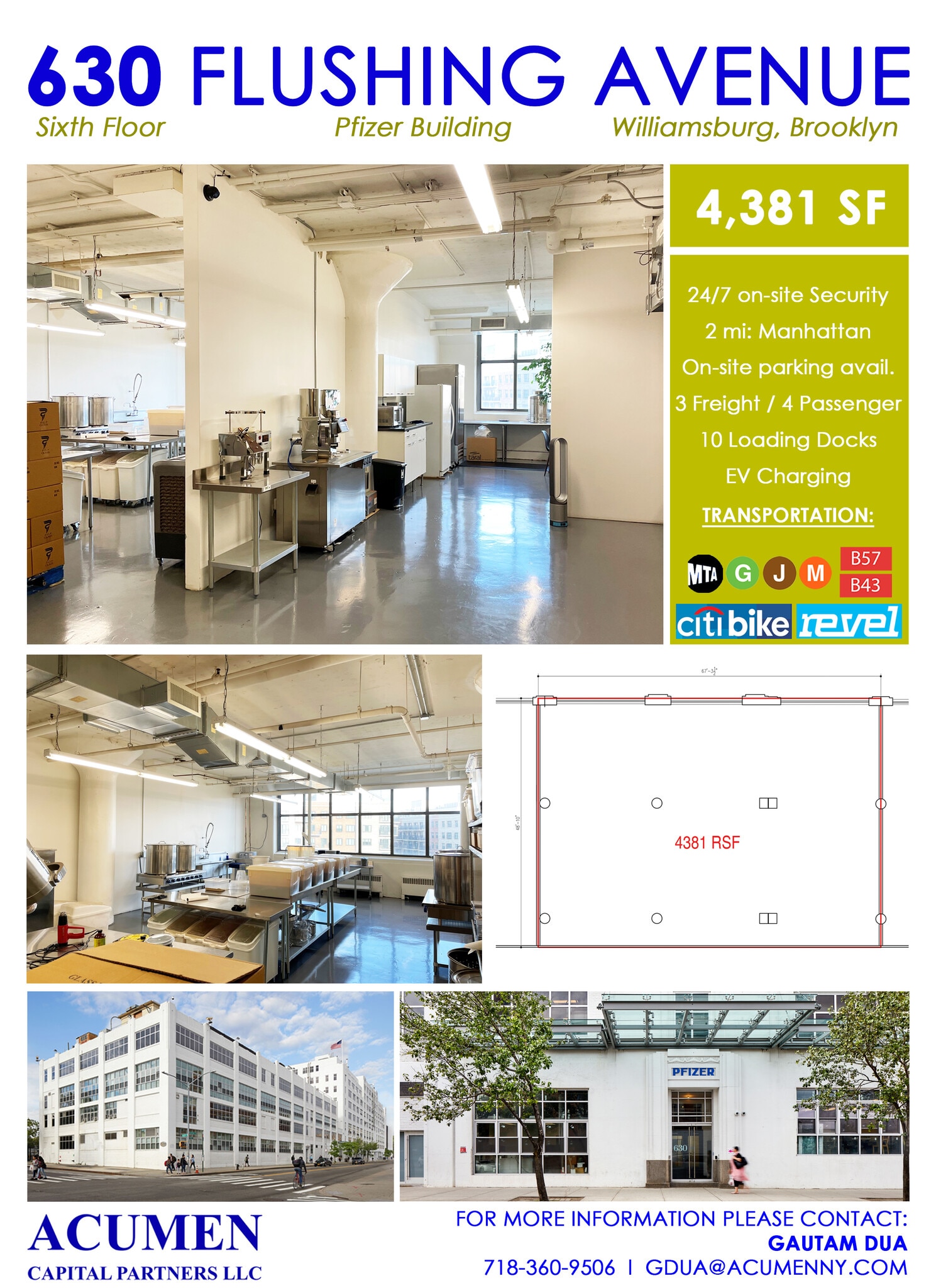 630 Flushing Ave, Brooklyn, NY à louer Photo intérieure– Image 1 sur 1