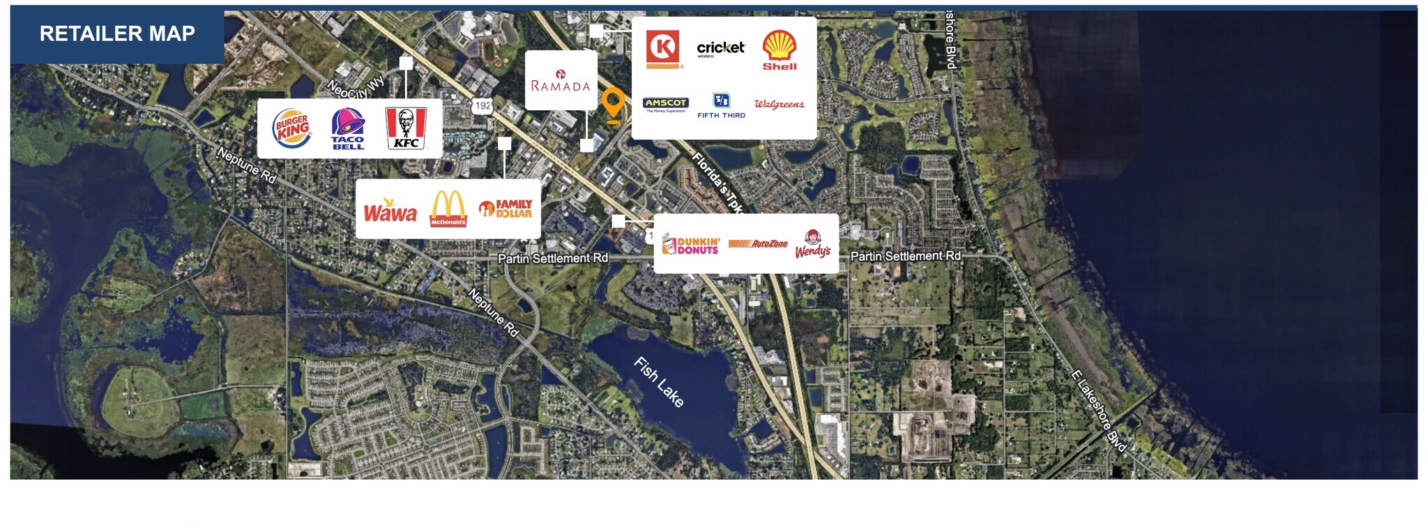 Turnpike and US 192 E Irlo Bronson Memorial hwy, Kissimmee, FL à vendre Photo principale– Image 1 sur 2