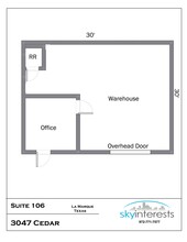 3047 Cedar Dr, La Marque, TX à louer Plan de site– Image 1 sur 1