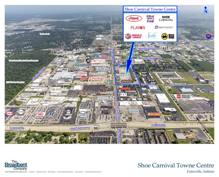 503-943 N Green River Rd, Evansville, IN à louer - Aérien – Image 2 sur 4