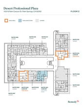 1100 N Palm Canyon Dr, Palm Springs, CA à louer Plan d’étage– Image 1 sur 1