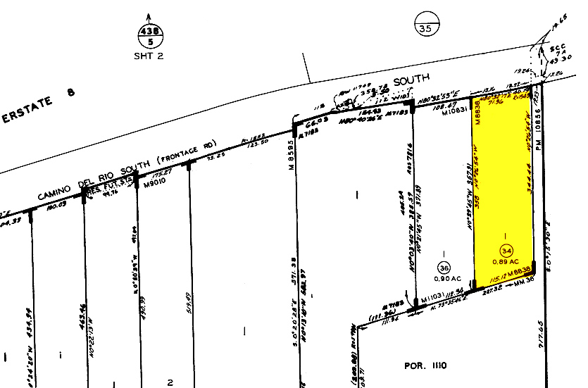 2801 Camino del Rio S, San Diego, CA à louer - Plan cadastral – Image 2 sur 36