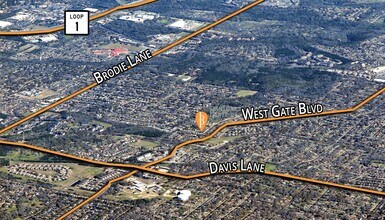 8109 Longview Rd, Austin, TX - Vue aérienne vue de carte