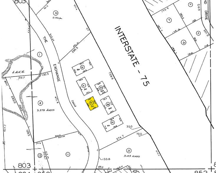 1900 The Exchange SE, Atlanta, GA à vendre - Plan cadastral – Image 3 sur 25