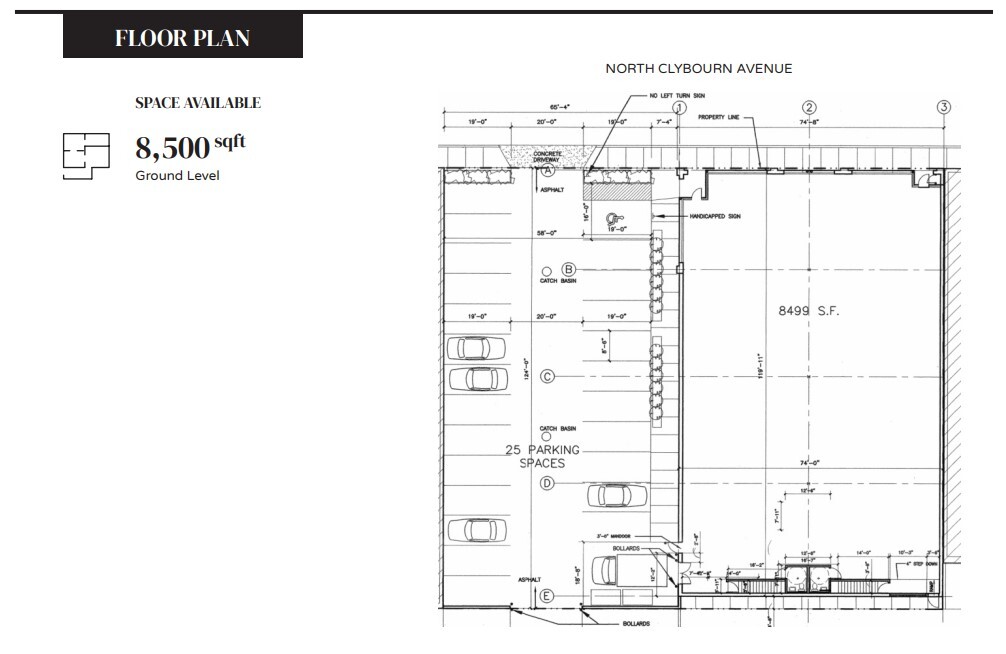 1970 N Clybourn Ave, Chicago, IL à louer Plan d’étage– Image 1 sur 1