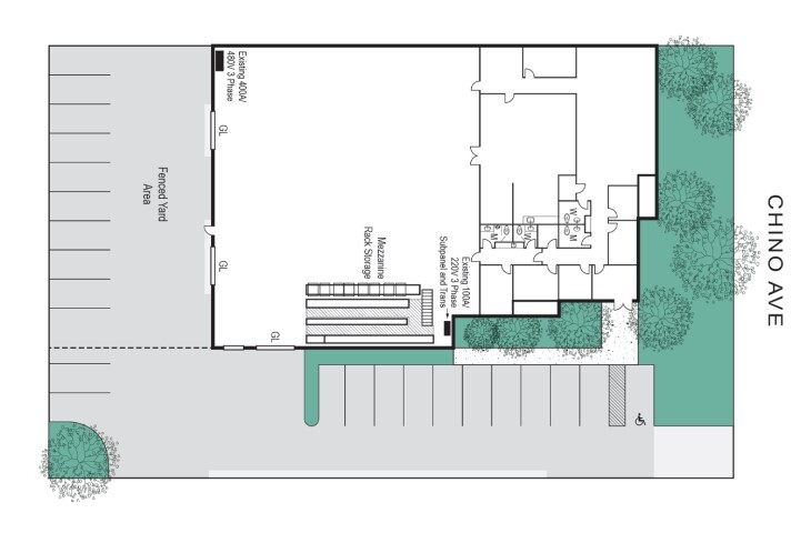 4861 Chino Ave, Chino, CA à louer - Plan de site – Image 2 sur 4