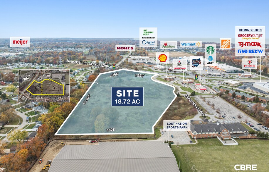 4397 Leavitt Rd, Lorain, OH à vendre - Aérien – Image 2 sur 6