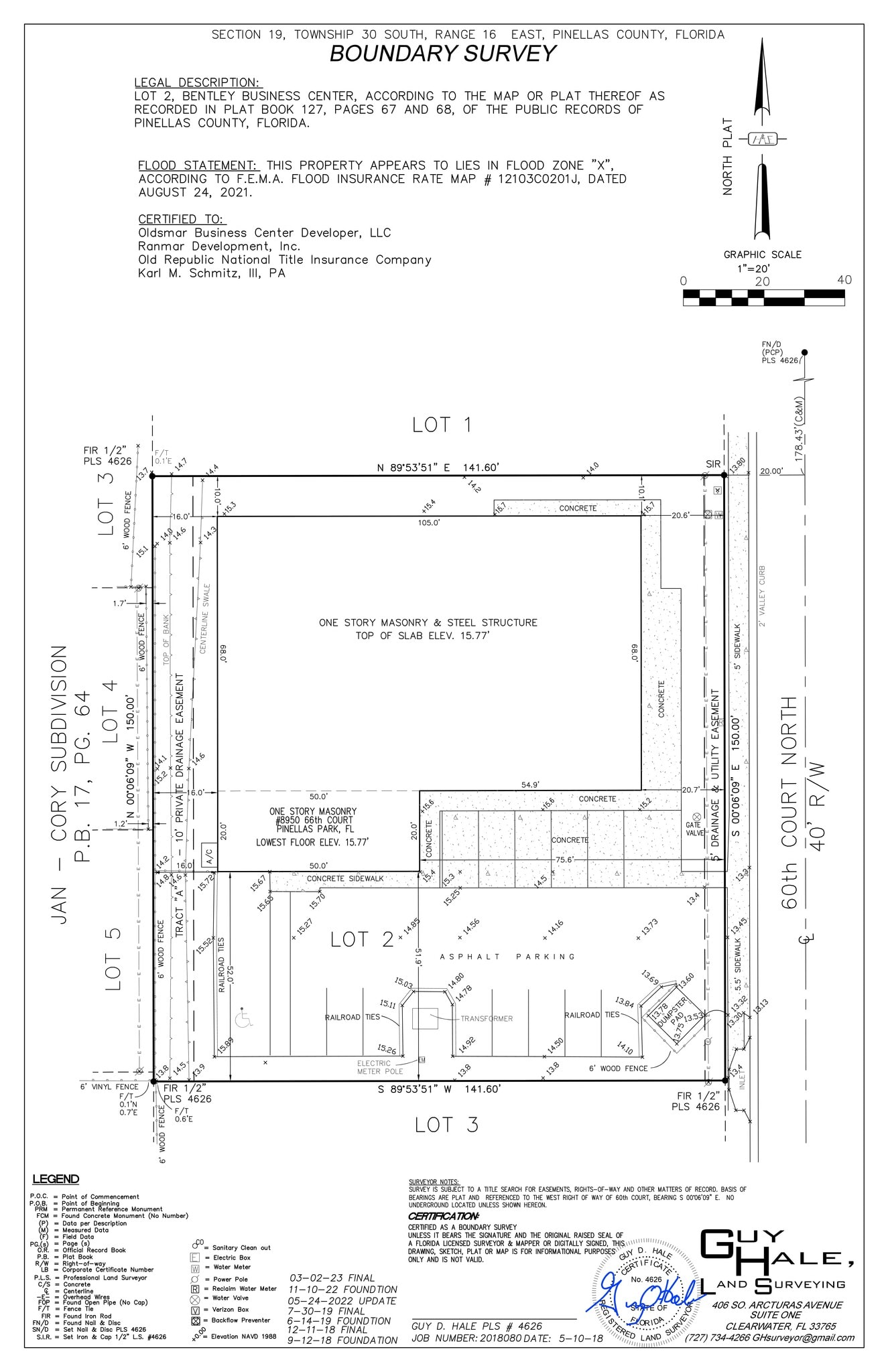 8950 66th Ct N, Pinellas Park, FL à louer Plan de site– Image 1 sur 1