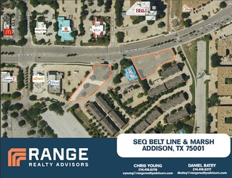 Plus de détails pour SEQ Marsh Lane & Belt Line Rd, Addison, TX - Terrain à vendre