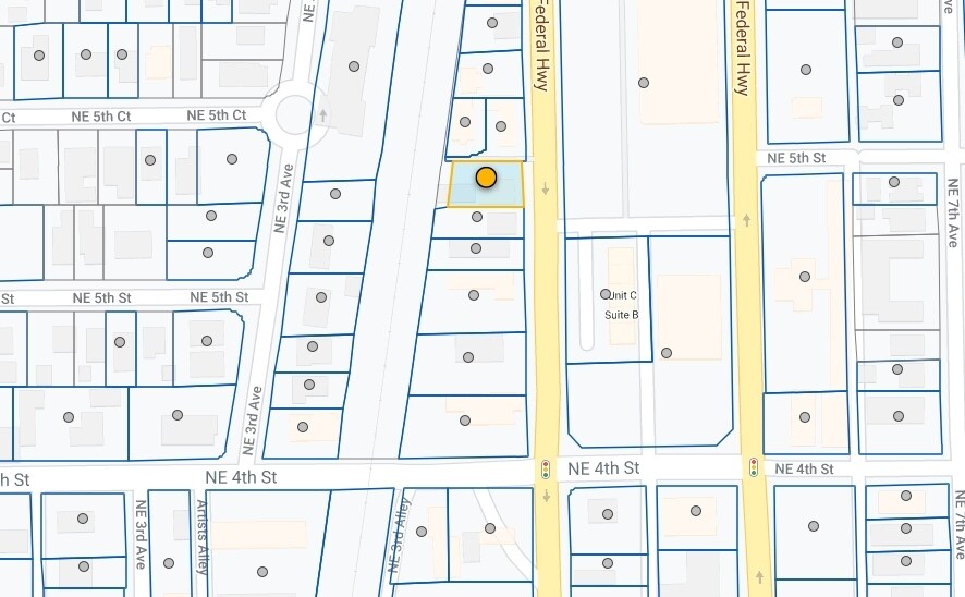 500 NE 5th Ave, Delray Beach, FL à vendre - Plan cadastral – Image 2 sur 2