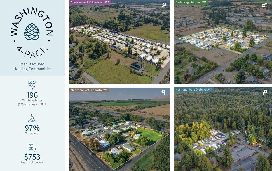 Washington MHC 4-Pack portefeuille de 3 biens à vendre sur LoopNet.fr - Photo de l’immeuble – Image 2 sur 12