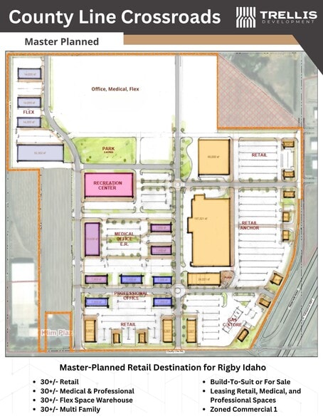3 N 3800 E, Rigby, ID à vendre - Plan de site – Image 1 sur 5