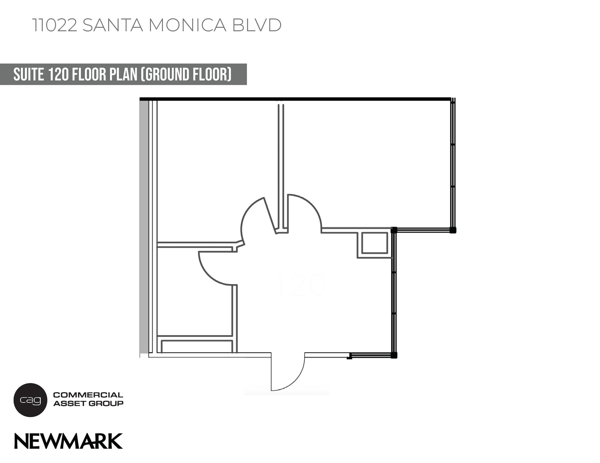11022 Santa Monica Blvd, Los Angeles, CA à louer Plan d’étage– Image 1 sur 4