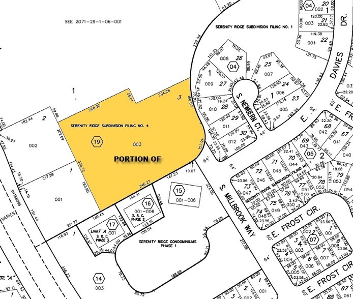25791 E Smoky Hill Rd, Aurora, CO à louer - Plan cadastral – Image 2 sur 4