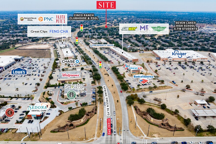 NEC SPRING GREEN BLVD. & S. FRY RD., Katy, TX à louer - Photo de l’immeuble – Image 2 sur 7