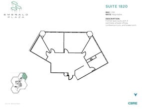 402 W Broadway, San Diego, CA à louer Plan d’étage– Image 1 sur 1