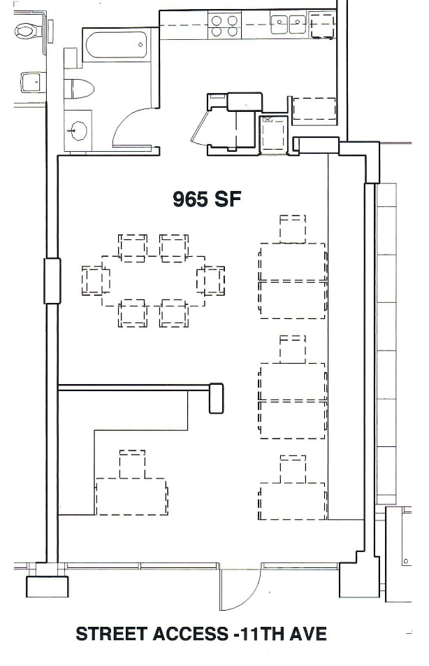350 11th Ave, San Diego, CA à louer Plan d’étage– Image 1 sur 1